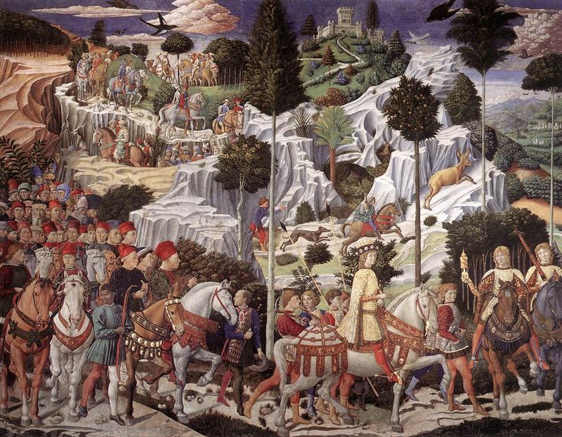 Benozzo Gozzoli, Procession of the Youngest King