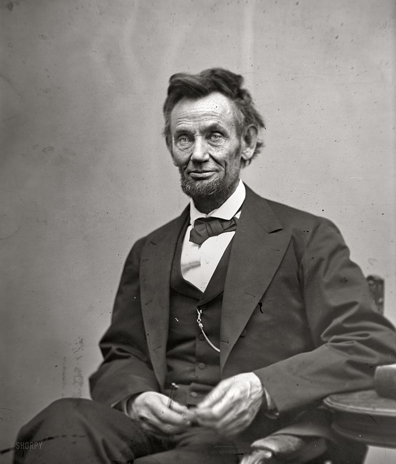Abraham Lincoln in February 1865 (Age 56)