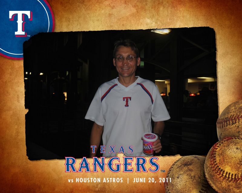 20110620, Keith Burgess-Jackson at the Ballpark in Arlington (Small)