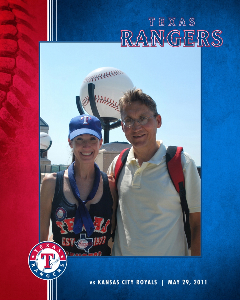 20110529, Katherine and Keith at the Ballpark in Arlington (Small)