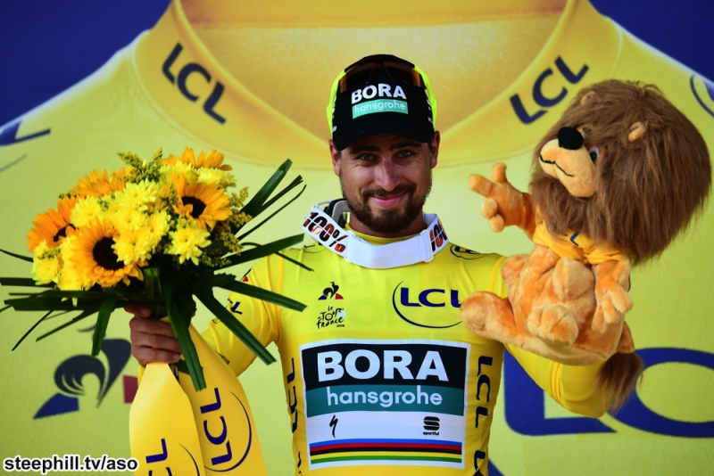 Peter Sagan in Yellow