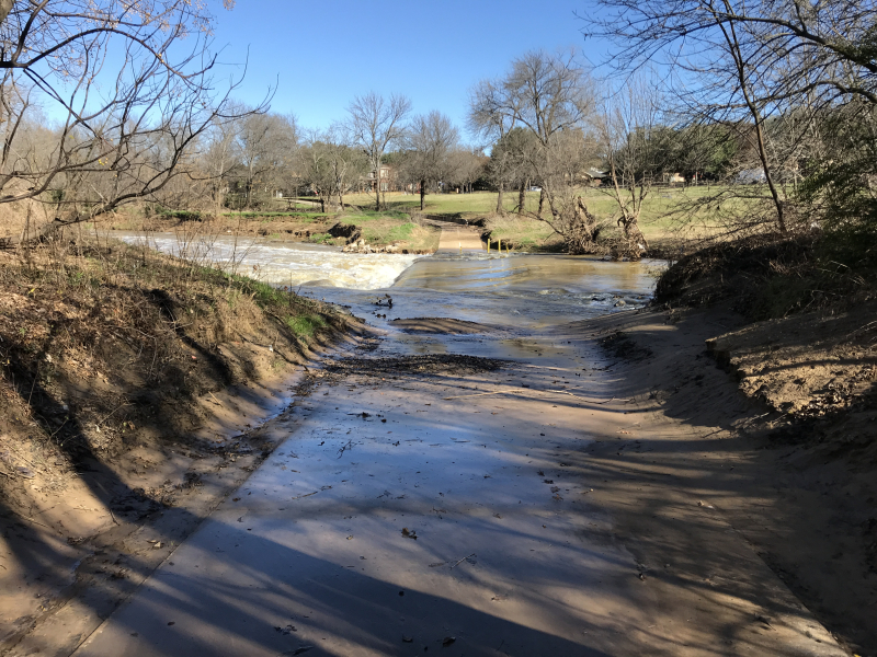20181227  Village Creek Flooded