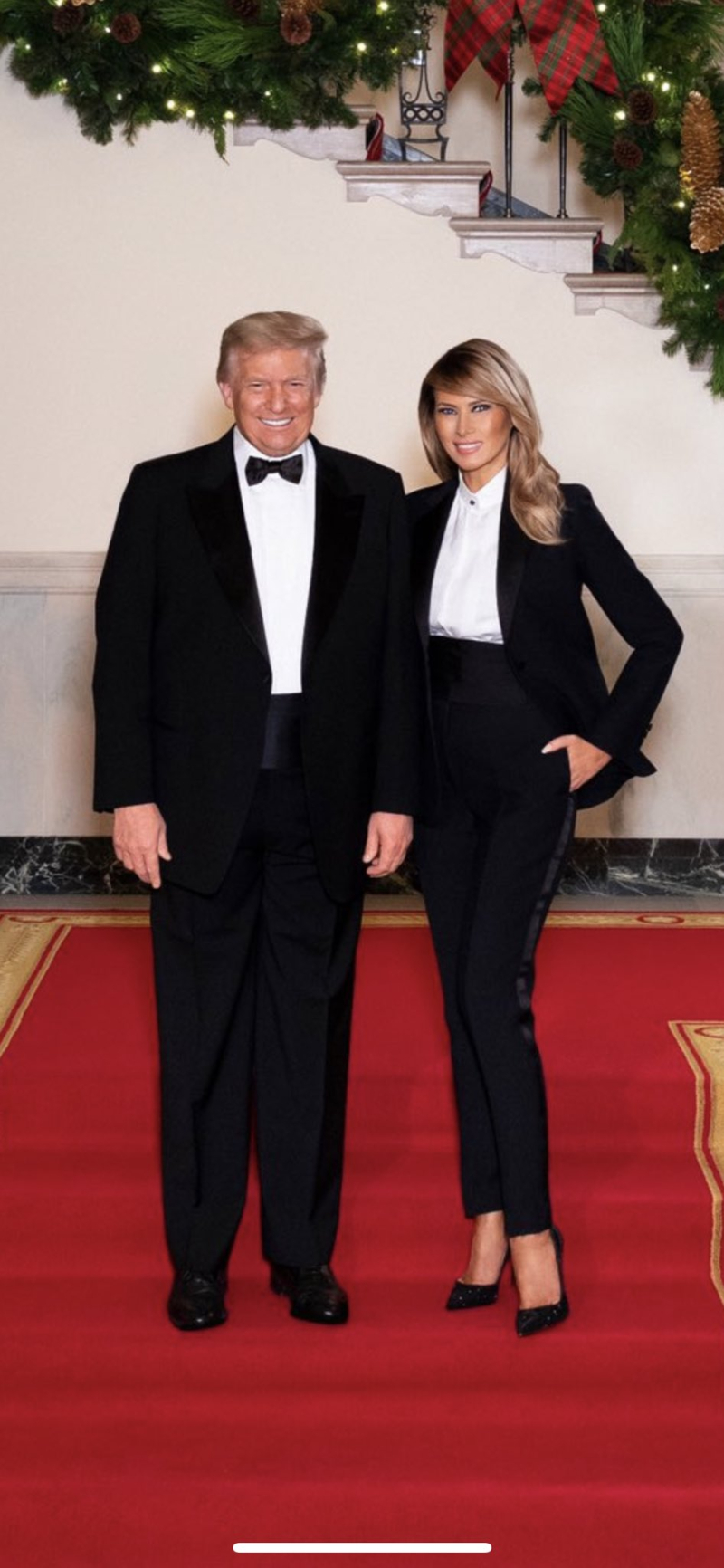 Donald and Melania Trump (December 2020) Donald and Melania Trump (December 2020)