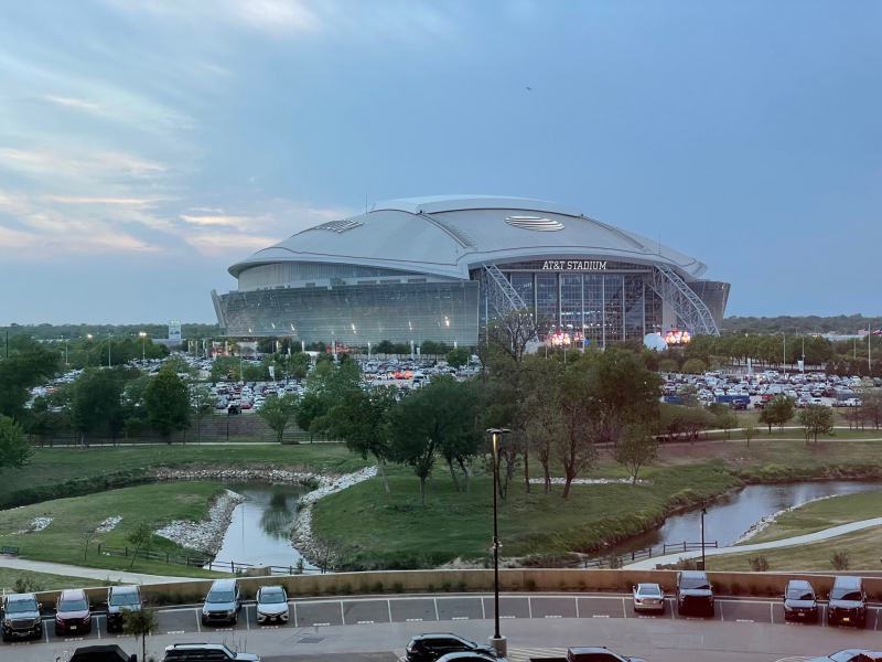 20220417 AT&T Stadium from Globe Life Field 20220417 AT&T Stadium from Globe Life Field