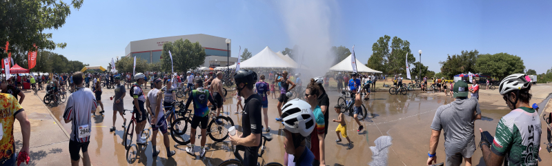 20230826 Panorama of Finish-Line Area of Hotter 'n Hell Hundred 20230826 Panorama of Finish-Line Area of Hotter 'n Hell Hundred