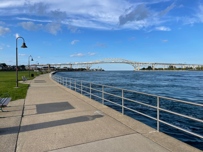 20230919 Blue Water Bridge (Over the St Clair River Between Port Huron Michigan and Sarnia Ontario 20230919 Blue Water Bridge (Over the St Clair River Between Port Huron Michigan and Sarnia Ontario
